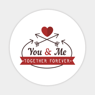 Happy Valentine's day love cute romance couple gift Magnet